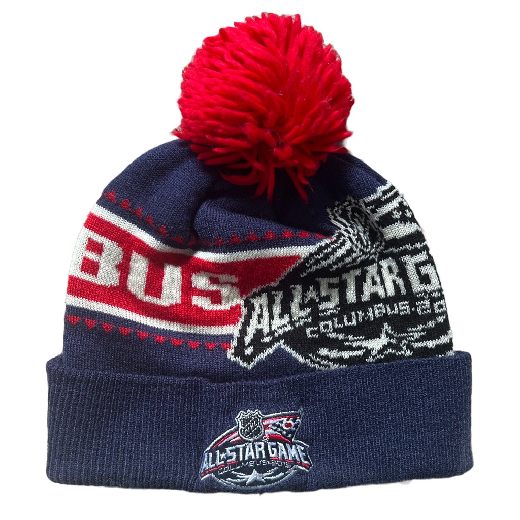 Reebok 2015 Nhl All Star Game In Columbus Rare Collectors Pom Beanie